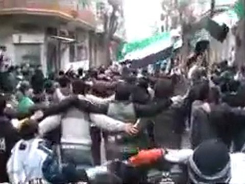 فري برس حمص باب السباع مظاهرة رااائعة ثورة ثورة سوريا 1 1 2012