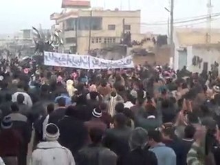 فري برس   تتشيع الشهيد الطفل سراج الدين قاسم في بلدة خطاب 1 1 2012