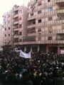 فري برس   ريف دمشق داريا المتظاهرون في ساحة الحرية 2 1 2012 ج2