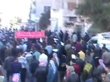 فري برس   مدينة ادلب تشييع الشهيد مصطفى حبوش 3 1 2012