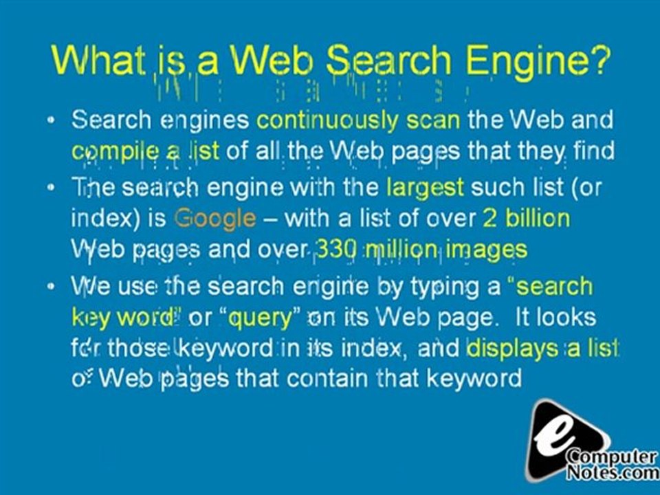 notes about computer World Wide Web
