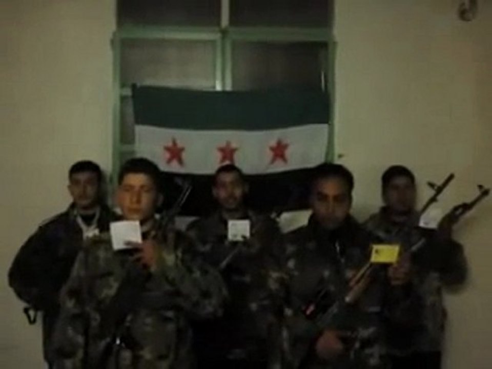 فري برس   انشقاق جماعي وانضمام لكتيبة شهداء الجبل 22 1 2012