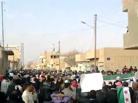 فري برس الحسكة غويران نصرة لمدينة حمص وقريه غريبه 6 1 2012