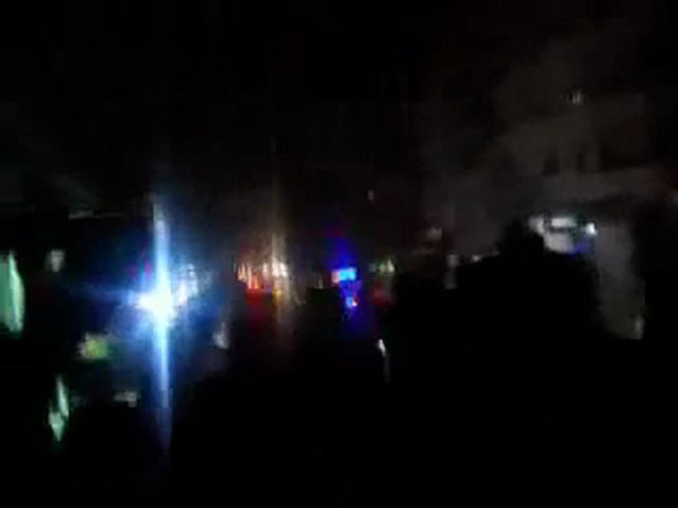 فري برس   حلب حي صلاح الدين مسائية جامع أويس القرني 6 1 2012