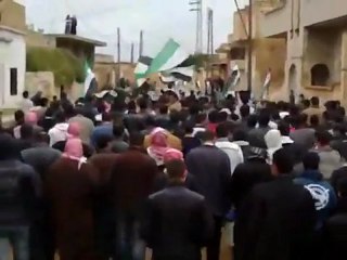 فري برس   حماه   كفر الطون   جمعة دعم الجيش الحر 13 1 2012