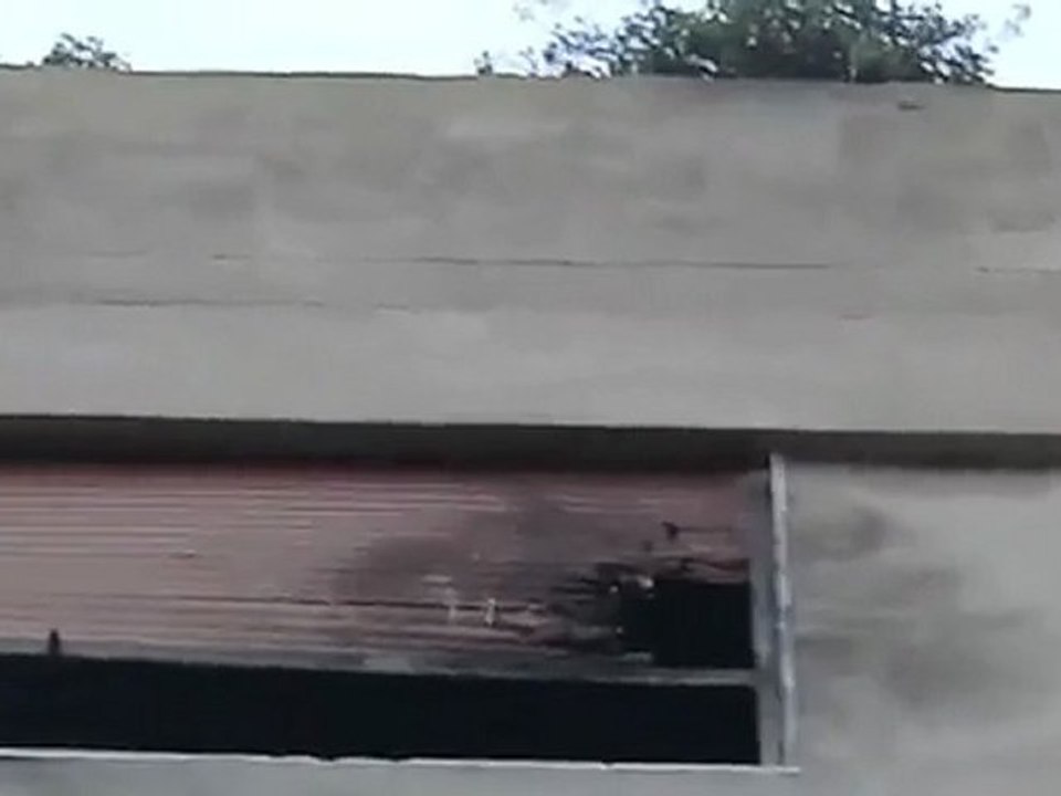 فري برس   حمص حي الخالدية أثار القصف على البيوت 17 1 2012