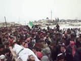 فري برس   ادلب حزانو تشييع الشهيد عبد الرحمن حبلص 22 1 2012 ج1