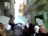 فري برس   ريف دمشق داريا اعتصام نسائي للمطالبة بالمعتقلين 21 1 2012 ج1