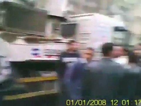 فري برس داريا اعتصام أهالي داريا أمام المحكمة 8 12 2011