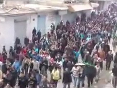 فري برس حماة مورك تشييع جنازة شهدين 8 12 2011