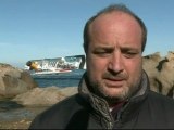 Le Costa Concordia glisse d'un centimètre toutes les heures.