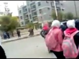 فري برس   معضمية الشام مظاهرة طلابية لأحرار وحرائر المعضمية 08 12 2011 ج1