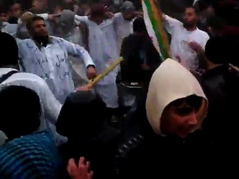 فري برس جبل الزاوية جمعة إضراب الكرامة رغم المطر الغزير 9 12 2011