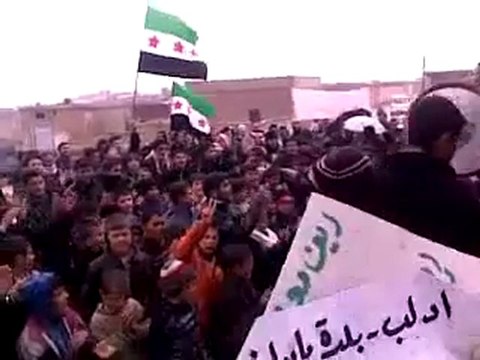 فري برس ادلب بابولين جمعة اضراب الكرامة 9 12 2011