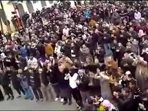 فري برس إدلب ناحية التمانعة جمعة إضراب الكرامة 9 12 2011