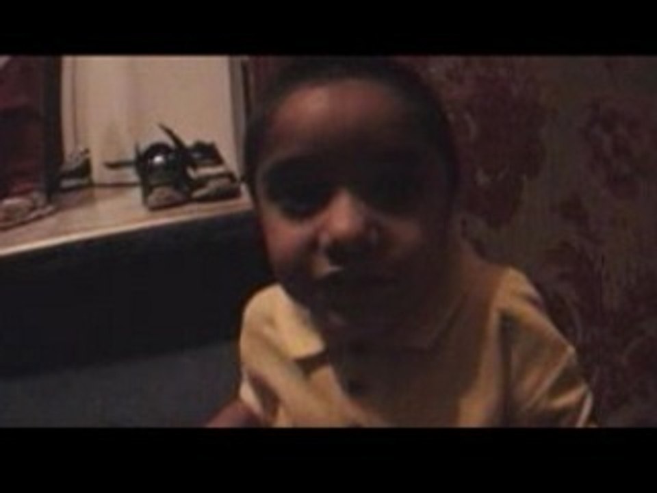 Stupid little kid cussing like crazy