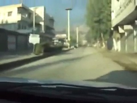 فري برس ريف دمشق الزبداني حرق الإطارات في صباح أحد إضراب الكرامة 11 12 2011 ج6