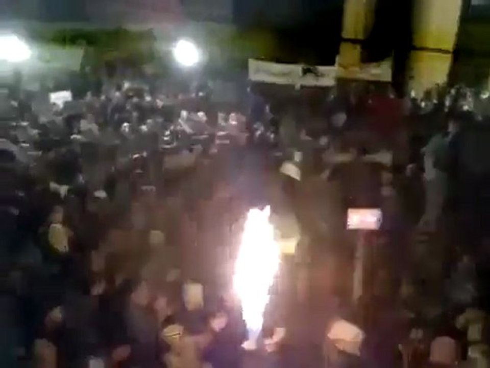 فري برس   حلب   مارع    مسائية أحد إضراب الكرامة 11 12 2011