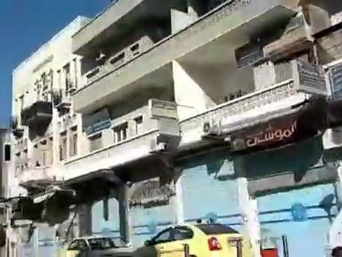 فري برس حماة إضراب الكرامة شارع الدباغة 11 12 2011