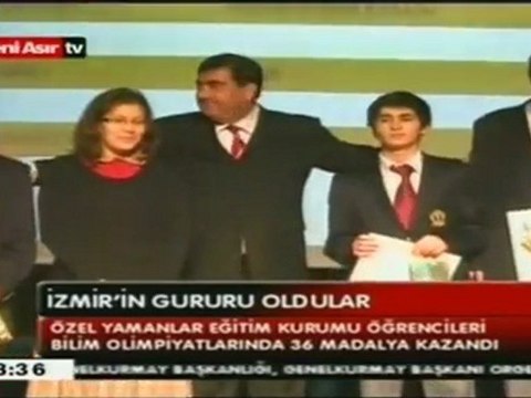 Yamanlar Koleji Olimpiyat Öğrenci ve Öğretmenleri Vali M. Cahit Kıraç Tarafından Ödüllendirildi