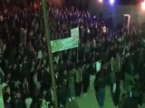 فري برس   حمص   ديربعلبة مظاهرة مساية حاااشدة رغم اطلاق النار 11 12 2011