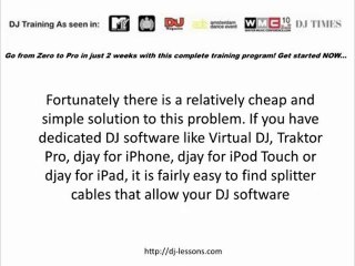 Why Do I Need A DJ Splitter Cable