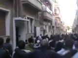 فري برس   حمص حي جورة الشياح احد الأضراب الكرامة طار طار 11 12 2011