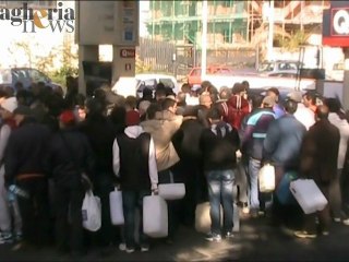 Caos ai distributori di carburante