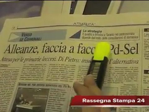 leccenews24 notizie dal Salento in tempo reale: Rassegna Stampa 21 Gennaio