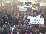 فري برس   مظاهرة تل رفعت ريف حلب اضراب الكرامة الاحد 11 12 2011
