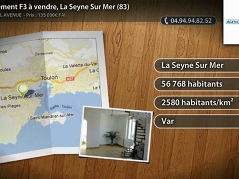 Appartement F3 à vendre, La Seyne Sur Mer (83)