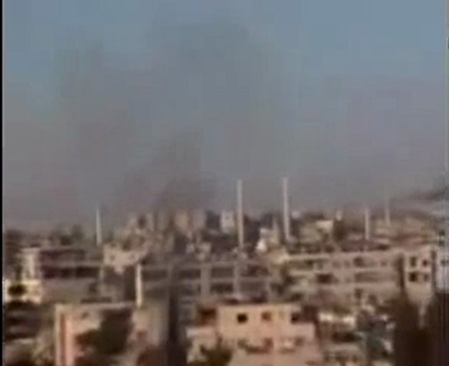 فري برس   حماة اصوات اطلاق نار كثيف من قبل الامن في احد اضراب الكرامة 11 12 2011