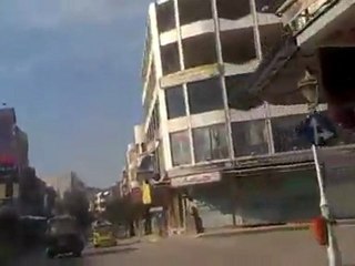 فري برس   حماة استمرار الاضراب في شارع الدباغة 13 12 2011