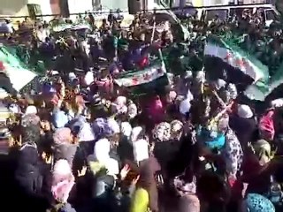 فري برس   حماه بلدة خطاب طلابية 13 12 2011