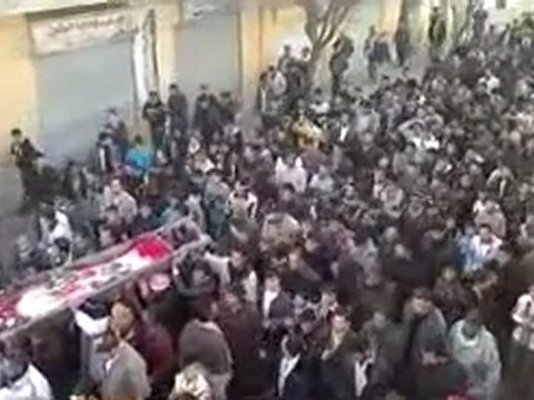 فري برس حمص الحولة تشييع الشهيد سليمان إسماعيل الرجب 13 12 2011