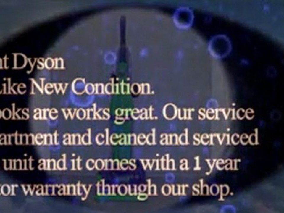 DYSON VACUUM CLEANER NICE UPRIGHT DC07 BAGLESS W HEPA