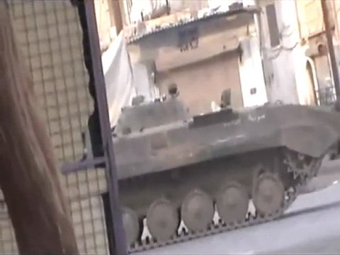 فري برس حماة حي الحميدية اقتحام المنطقة بالدبابات 14 12 2011