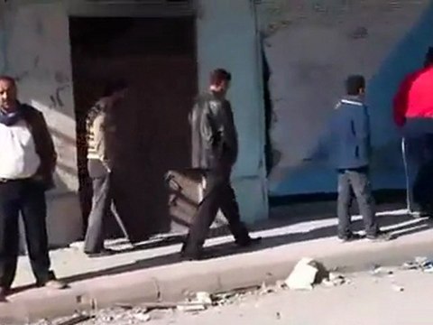 فري برس معرة مصرين أثار الدمار الذي خلفه الاحتلال الأسدي 15 12 2011