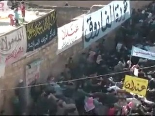 فري برس   حلب  عندان    الجامعة العربية تقتلنا 16 12 2011 ج3
