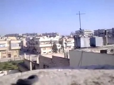 فري برس حماة اصوات إطلاق النار في حي طريق حلب 16 12 2011