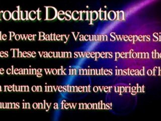 Silver Series 28 Battery Vacuum Sweeper