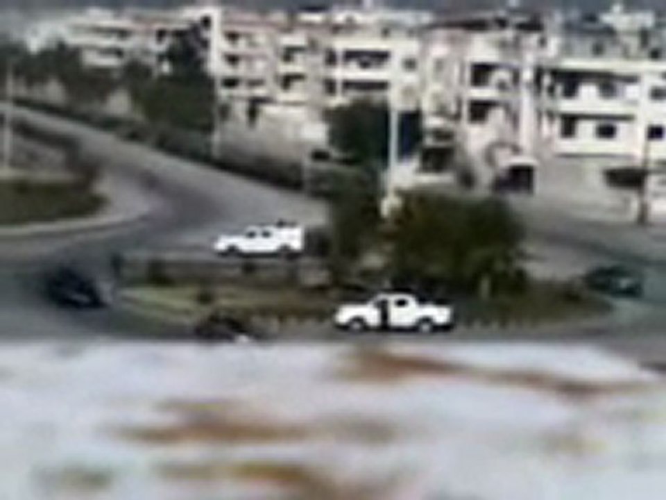 فري برس   حماه   حي الكرامة انتشار الأمن 16 12 2011