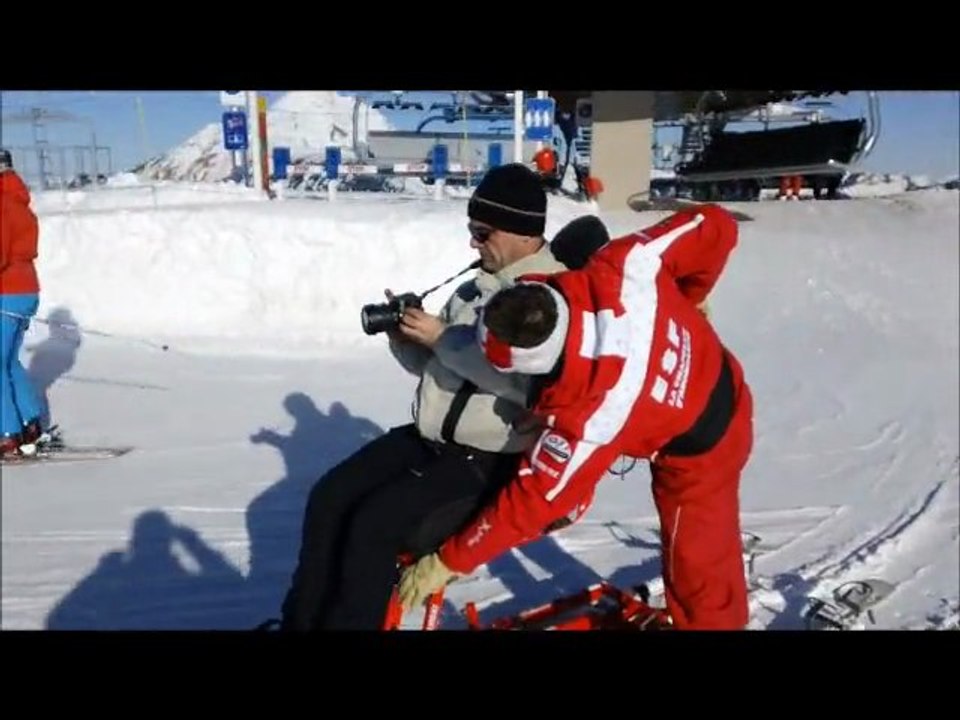 Tandem ski avec Handivaldabondance