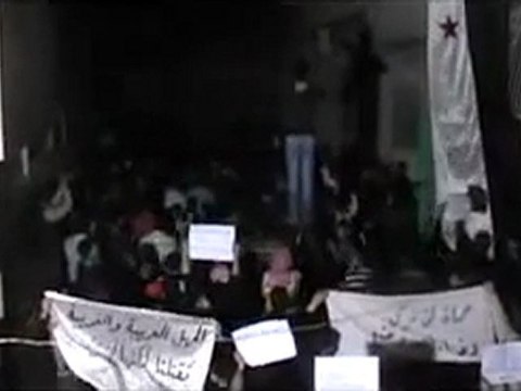 فري برس حماة حي الفراية مظاهرة مسائية 17 12 2011