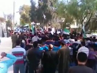 فري برس   حماه معردس الجامعة العربية تقتلنا 16 12 2011