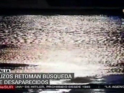 Italia: Buzos retoman búsqueda de desaparecidos