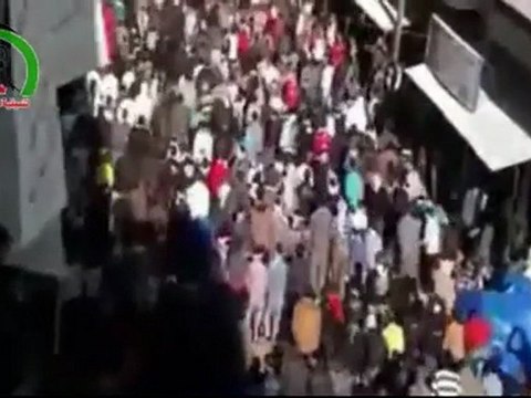 فري برس حمص مدينة القريتين مظاهرات جمعة الجامعة العربية تقتلنا 16 12 2011