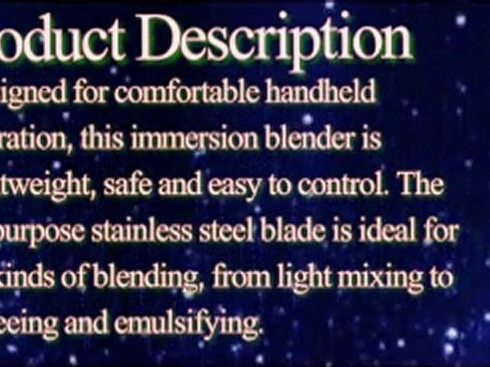 Waring Quik Stik Medium Duty Immersion Hand Blender