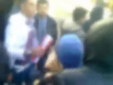 فري برس حلب الجامعة مظاهرة كلية الكهرباء20 12 2011