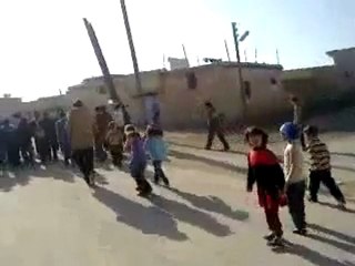 فري برس   حلب   رتيان    مظاهرة طلابية 20 12 2011